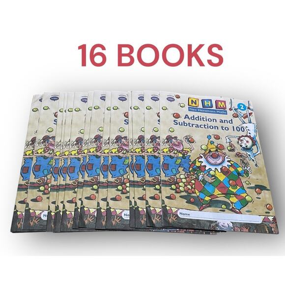 16 Pcs Heinemann Maths Year 2 Activity Book – Addition & Subtraction to 100 New - Picture 1 of 4
